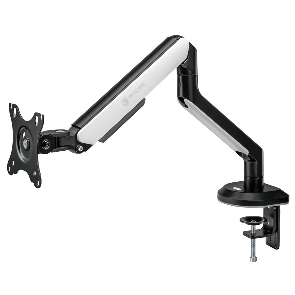Sades Apep SA-MA02 RGB Single Monitor Mount Arm White Sades Apep SA-MA02 RGB Single Monitor Mount Arm White